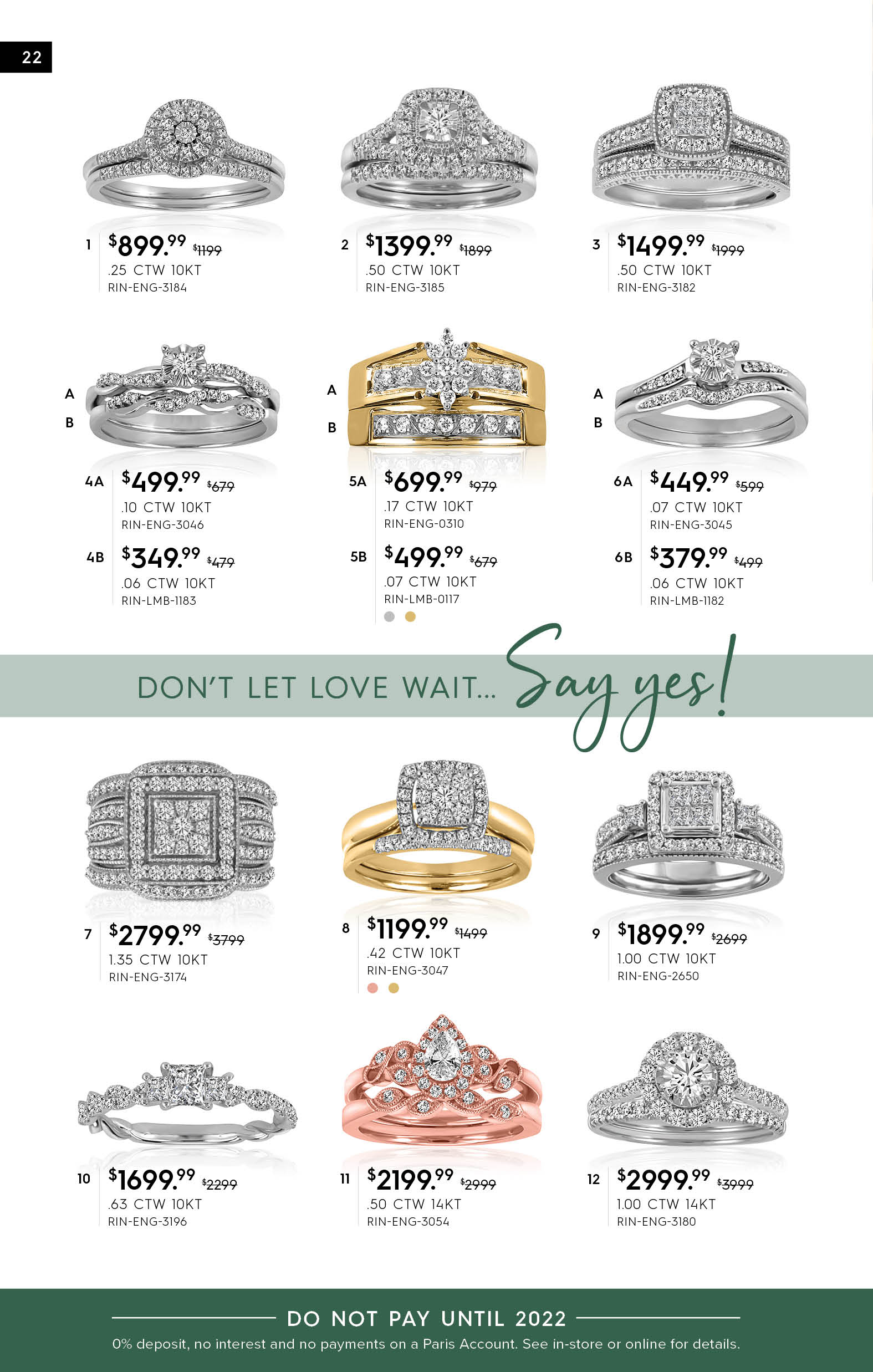Paris Jewellers Holiday 2020 Flyer Page Preview