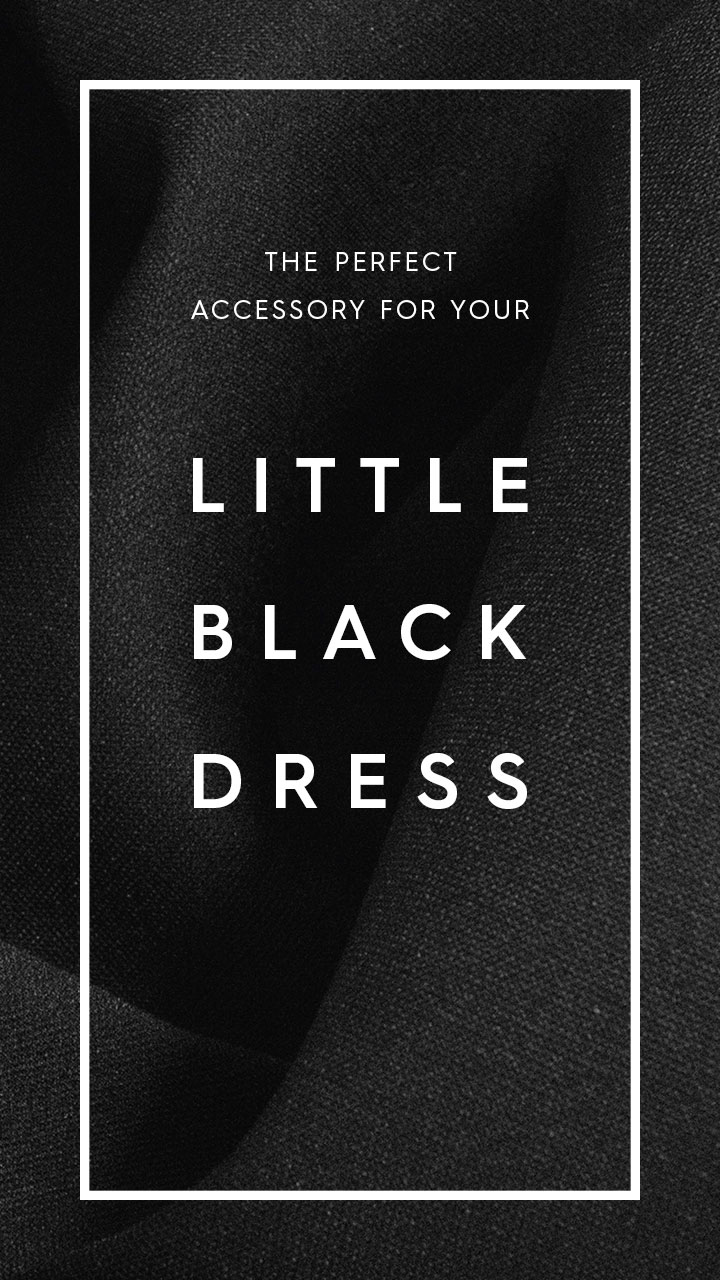 Paris Jewellers little black dress instagram story
