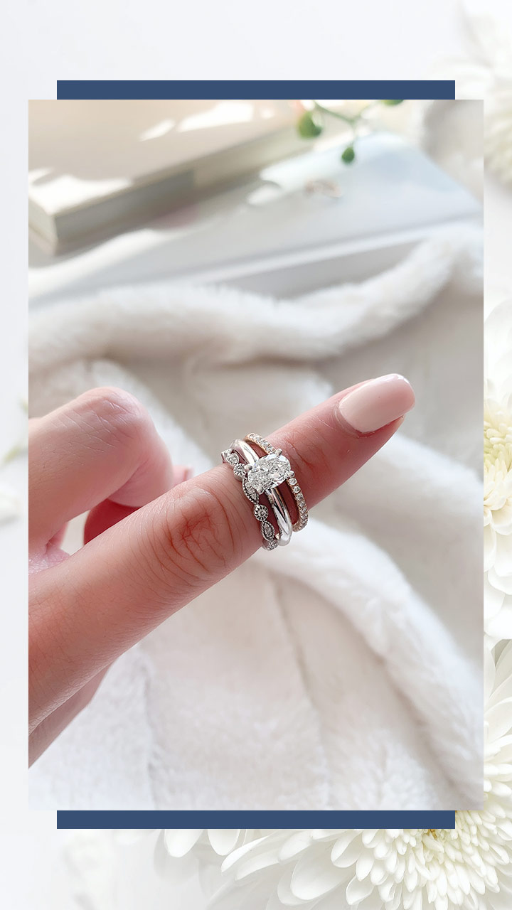 Paris Jewellers wedding bands instagram story