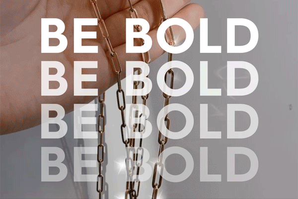 Paris Jewellers Be Bold e-newsletter GIF